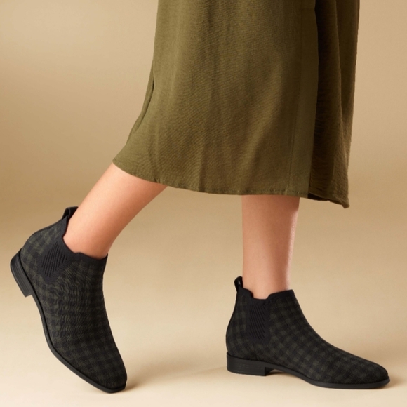 Vivaia Ryan Pro square toe Plaid Ankle Boots EU 39 - Picture 1 of 12